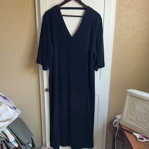Barefoot Dreams Beach Caftan Dress Lounge L XL oversized